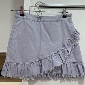 Superdown frayed mini skirt